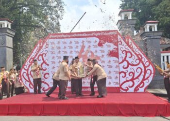 Kwarcab Banyumas Umumkan Hasil Lomba Kwarran Tergiat pada Peringatan Hari Pramuka ke-64