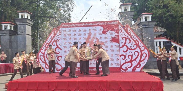 Kwarcab Banyumas Umumkan Hasil Lomba Kwarran Tergiat pada Peringatan Hari Pramuka ke-64