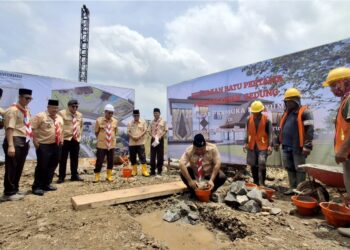 Groundbreaking Gedung Baru Pramuka Banyumas: Simbol Apresiasi Prestasi Kwarcab Banyumas 34 Kali Tergiat