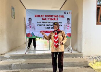 Kwarran Cilongok Gelar Diklat Scouting Skill Tali Temali bagi Pembina Gugus Depan