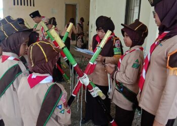 Kwarran Sokaraja Gelar Penilaian Pencapaian Pramuka Garuda 2025