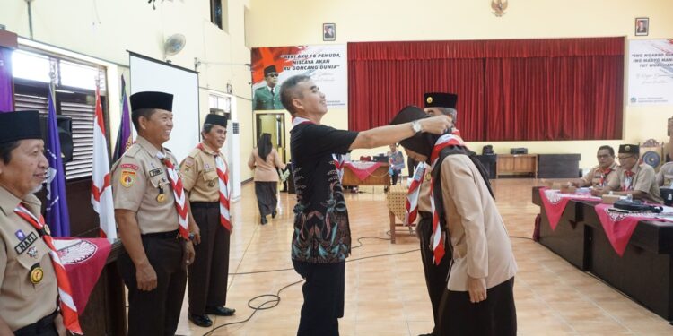 Dindik Banyumas Gelar KOS Kepramukaan untuk Ka Mabigus SMP