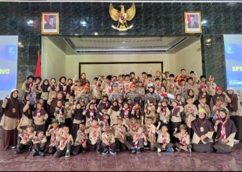 Latihan Bersama Pangkalan SD QITA di SPN Polda Jawa Tengah