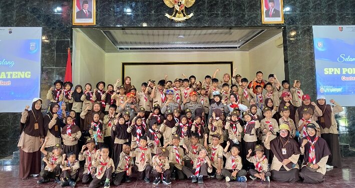 Latihan Bersama Pangkalan SD QITA di SPN Polda Jawa Tengah