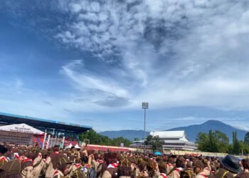 248 Pramuka Garuda Kwarran Purwojati Resmi Ikuti Pelantikan Pramuka Garuda Kwarcab Banyumas 2025