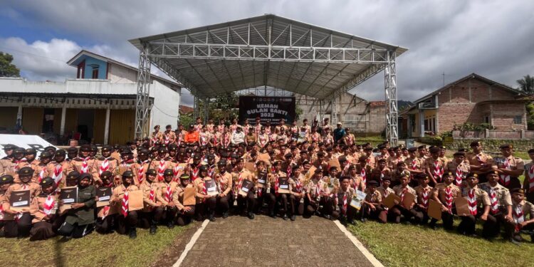 Kemah Bulan Bakti Pramuka Kwarcab Banyumas 2025 Sukses Digelar di Cilongok