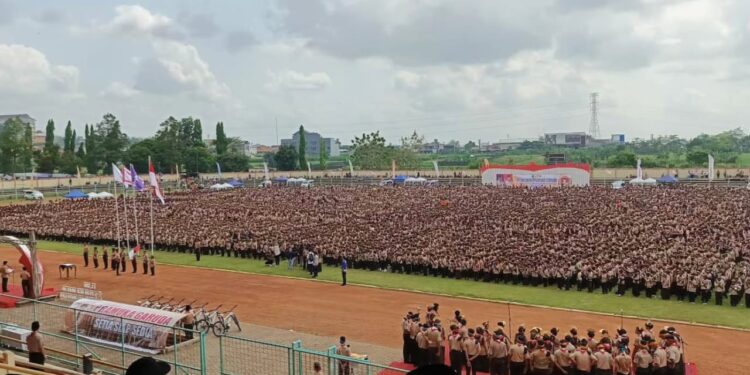 Pelantikan 13.149 Pramuka Garuda Banyumas Bakal Pecahkan Rekor Muri