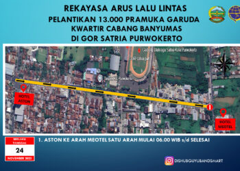 Ada Pelantikan 13.149 Pramuka Garuda Senin Pagi, Jl Suharso Diberlakukan Satu Arah Ketimur