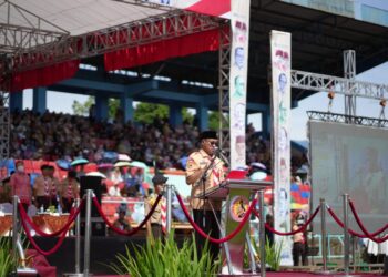 Lantik Ribuan Pramuka Garuda, Ini Pesan Bupati Kak Sadewo Selaku Ketua Mabicab