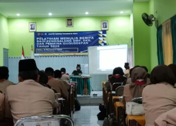 Puluhan Peserta Ikuti Pelatihan Menulis Berita Bagi Penggalang SMP, DKR, Dan Pembina Gugusdepan Tahun 2025