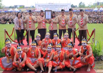 MURI Resmi Catat Pelantikan 13.149 Pramuka Garuda Banyumas Cinta Bangga Paham Rupiah Masuk Rekor Indonesia