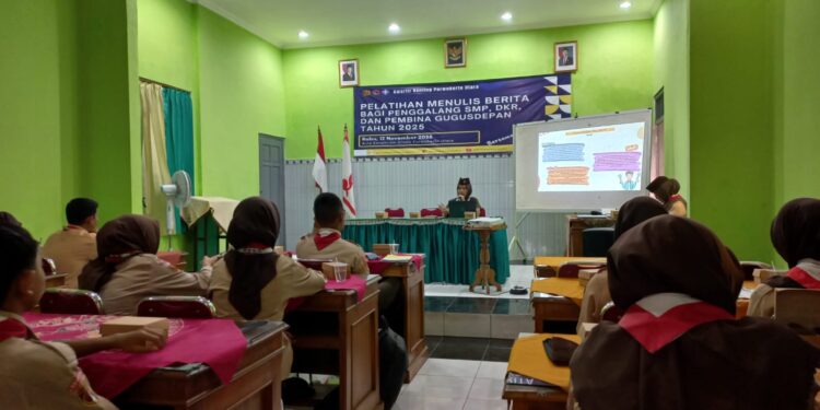 Tingkatkan Kompetensi Jurnalistik, Puluhan Penggalang dan Pembina Ikuti Pelatihan Menulis Berita