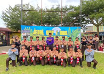 Regu Putra SMP Negeri 1 Kedungbanteng Ukir Prestasi di Jelajah Penggalang SMP/MTs se-Banyumas