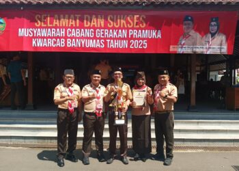 MA Ma’arif NU 1 Cilongok Raih Juara 1 Gugus Depan Mantap Tingkat SMA/SMK/MA Tahun 2025