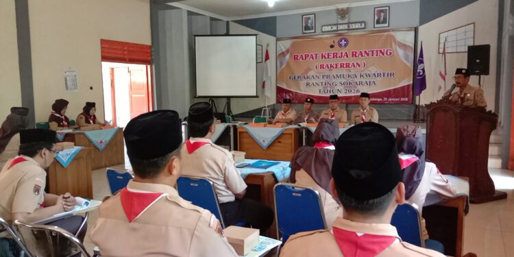 Dari Evaluasi Hingga Harapan: Rakerran Kwarran Sokaraja 2026 Siapkan Pramuka Lebih Berprestasi
