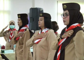 Pengurus Baru Antar Waktu Kwarran Purwokerto Utara Resmi Dilantik