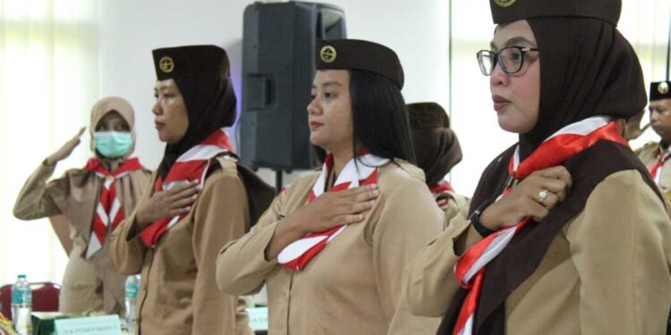 Pengurus Baru Antar Waktu Kwarran Purwokerto Utara Resmi Dilantik