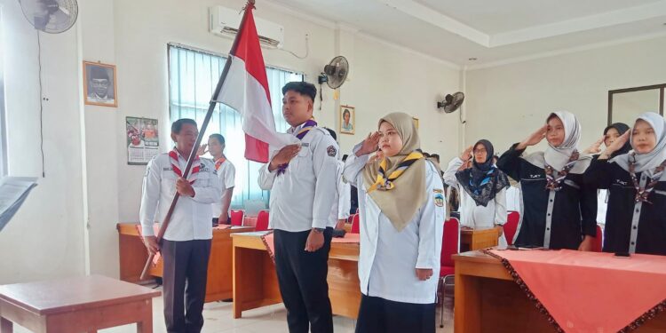 48 Pembina Dikukuhkan sebagai Kontributor Jurnalistik, Kwarran Kembaran Perkuat Publikasi Kegiatan Pramuka