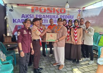 Posko Lebaran Kwarran Banyumas Mendapat Kunjungan KaKwarcab