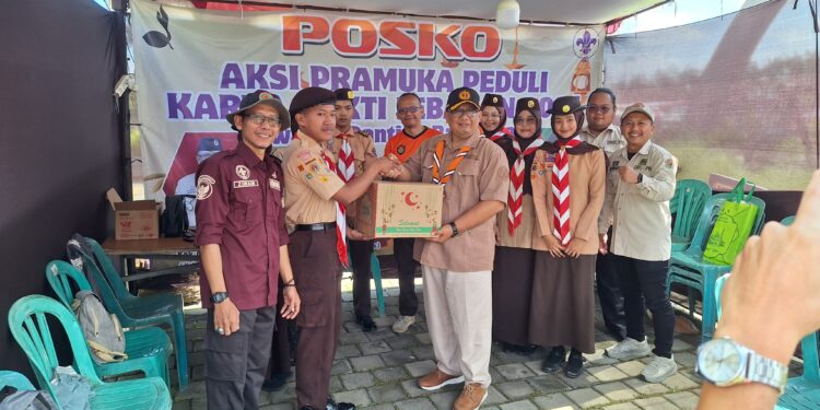 Posko Lebaran Kwarran Banyumas Mendapat Kunjungan KaKwarcab