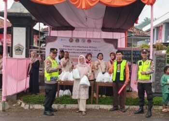 Kapolsek Purwojati Lakukan Kunjungan dan Monitoring Posko APP KBL Kwarran Purwojati