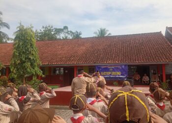 Pembukaan LCTP Siaga Kwarran Purwojati di SDN Karangtalun Lor Berlangsung Meriah