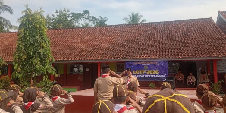 Pembukaan LCTP Siaga Kwarran Purwojati di SDN Karangtalun Lor Berlangsung Meriah