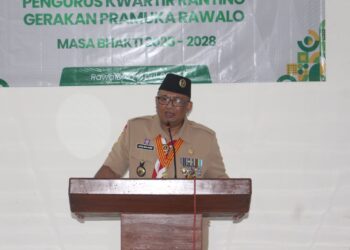 Kwarcab Banyumas Kukuhkan Mabiran dan Lantik Pengurus Kwarran Rawalo 2025–2028
