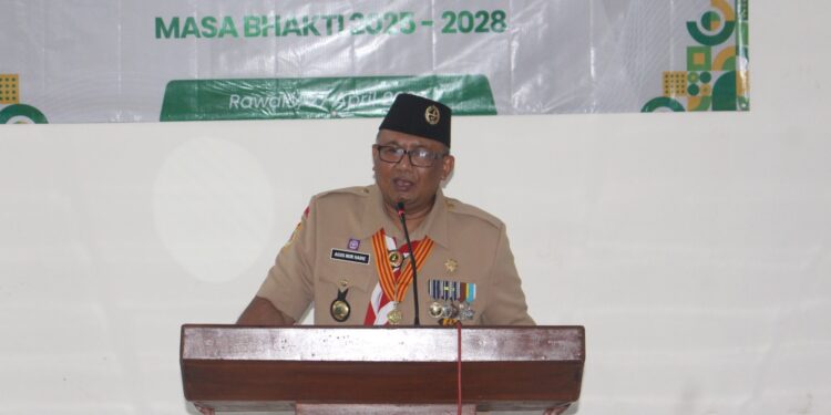 Kwarcab Banyumas Kukuhkan Mabiran dan Lantik Pengurus Kwarran Rawalo 2025–2028