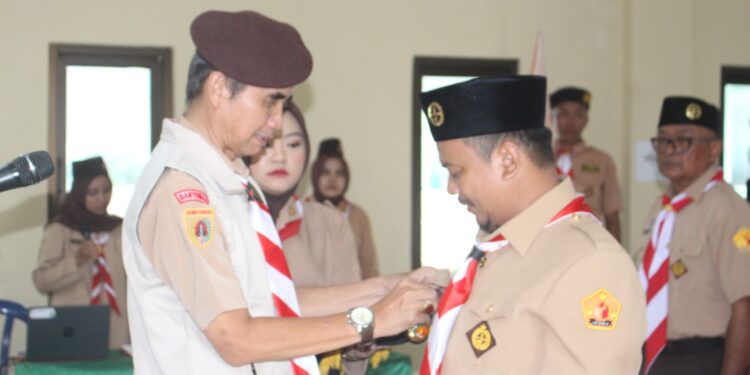 Pelantikan Saka Adhyasta Pemilu Banyumas Tegaskan Peran Pramuka dalam Demokrasi