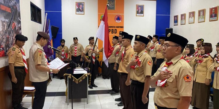 PAW Saka Tangguh Bencana Banyumas Resmi Dikukuhkan
