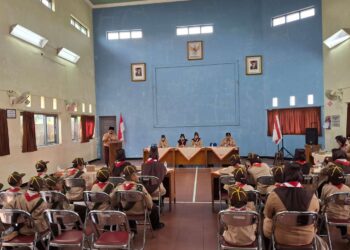 Ketua Mabiran Somagede Lepas Kontingen Pesta Siaga Cabang Tahun 2026