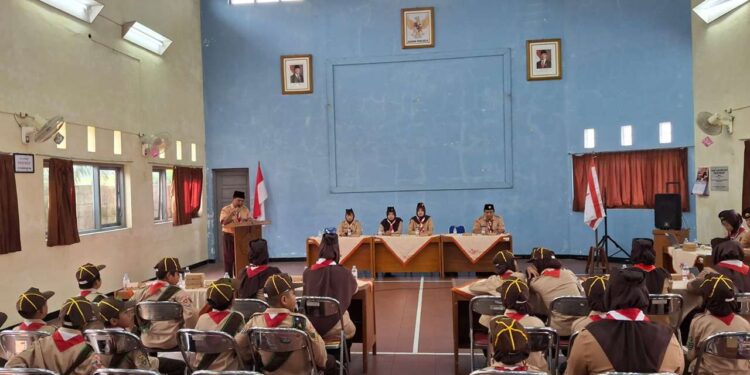 Ketua Mabiran Somagede Lepas Kontingen Pesta Siaga Cabang Tahun 2026