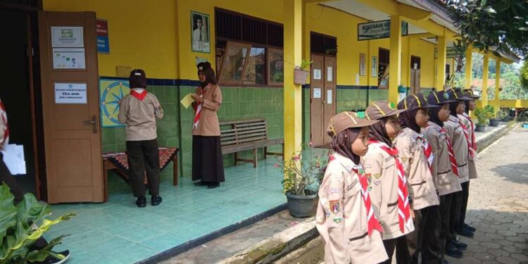 Binamuda Kwarran Somagede Gelar Latihan Bersama Persiapan Akhir Pesta Siaga Cabang Banyumas Tahun 2026