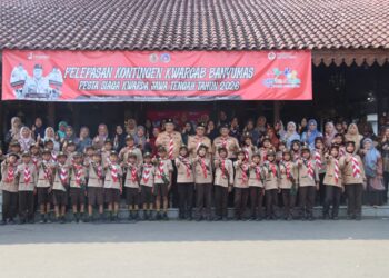 Ketua Mabicab Banyumas, Kak Sadewo Lepas Kontingen Pesta Siaga Jateng 2026