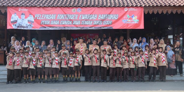 Ketua Mabicab Banyumas, Kak Sadewo Lepas Kontingen Pesta Siaga Jateng 2026
