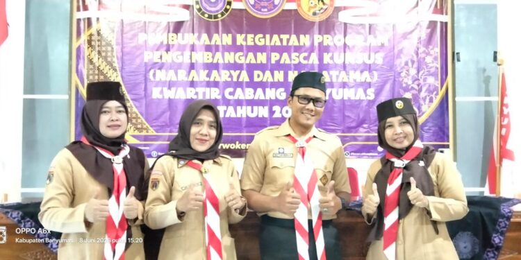 Tingkatkan Kompetensi Pembina, Tujuh Utusan Kwarran Purwojati Ikuti Pembukaan Narakarya Kwarcab Banyumas Tahun 2026