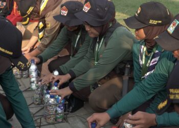 Muncul Icon Baru di Kedondong, Peserta PWC Banyumas 2026 Bangun Tugu Ecobrick di Lapangan Kedondong