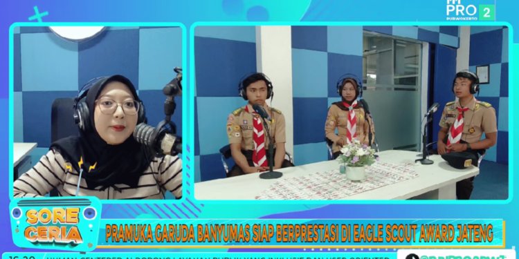 Pramuka Garuda Banyumas Mengudara di RRI Purwokerto, Berbagi Inspirasi Menuju ESA Jateng 2026