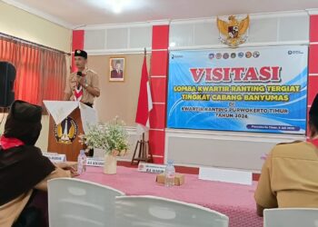 Evaluasi Pengelolaan Kwartir, Kwarcab Banyumas Gelar Penilaian Lomba Kwartir Tergiat (LKT) 2026 di Purwokerto Timur