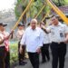 Keren! Gudep Teritorial Rutan Banyumas Sambut Kedatangan Bupati Sadewo dengan Aksi Tongkat Pora