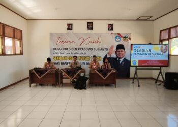 Puluhan Peserta Semangat Ikuti Dian Pinru Kwartir Ranting Rawalo