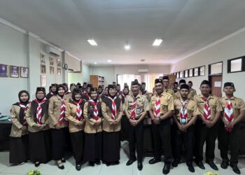 Perkuat Literasi Pramuka, Kwarran Purwokerto Barat Kirim Utusan di Bimtek Karya Tulis Ilmiah Kwarcab Banyumas