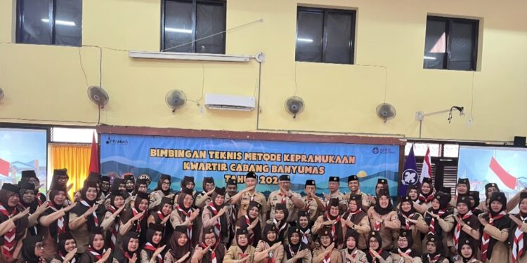 Perkuat Kompetensi Pembina, Kwarcab Banyumas Gelar Bimtek Metode Kepramukaan