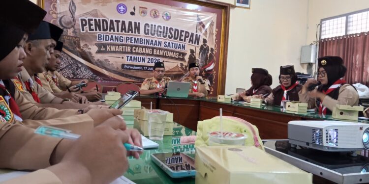 Kwarran Purwojati Ikuti Bimbingan Teknis Pengelolaan Gugus Depan Mantap Berbasis Akreditasi Kwarcab Banyumas Tahun 2026