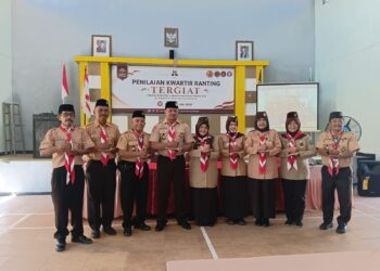 Tingkatkan Tata Kelola Organisasi, Kwarran Kalibagor Sambut Tim Penilai LKT Kwarcab Banyumas Tahun 2026