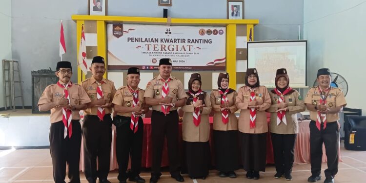 Tingkatkan Tata Kelola Organisasi, Kwarran Kalibagor Sambut Tim Penilai LKT Kwarcab Banyumas Tahun 2026