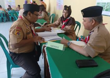 Perkuat Tata Kelola Organisasi, Kwarcab Banyumas Gelar Penilaian Lomba Kwartir Tergiat di Kwarran Kembaran