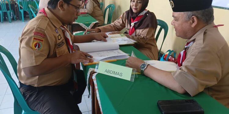 Perkuat Tata Kelola Organisasi, Kwarcab Banyumas Gelar Penilaian Lomba Kwartir Tergiat di Kwarran Kembaran