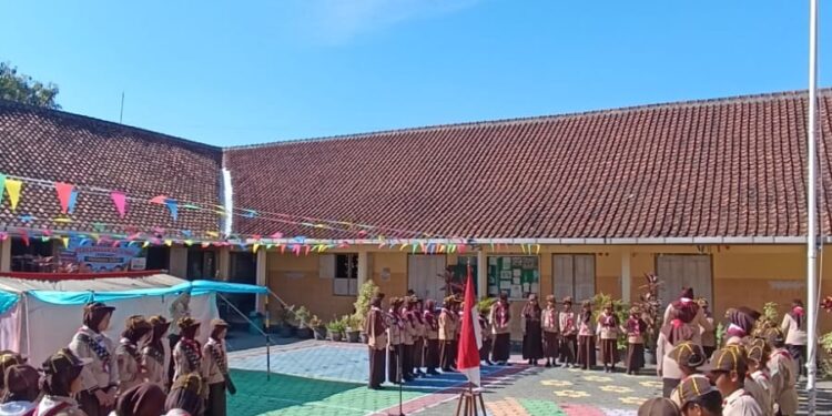 Semarak PERSARI SD Negeri 1 Bancarkembar, Wujudkan Pembelajaran Pramuka yang Seru, Mandiri, dan Berkarakter